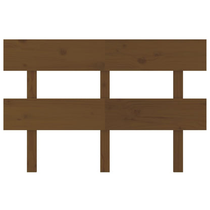 vidaXL Tête de lit Marron Miel 138x3x81 cm Pin Massif