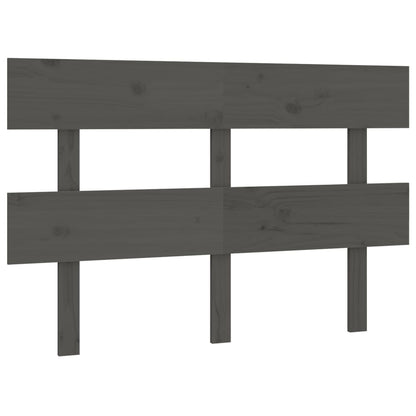 vidaXL Tête de lit gris 144x3x81 cm Bois de pin massif