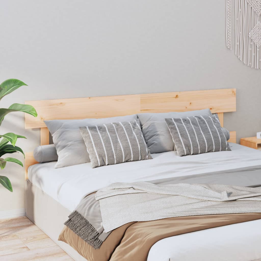 vidaXL Tête de lit 204x3x81 cm Bois de pin massif