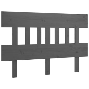 vidaXL Tête de lit gris 153,5x3x81 cm Pin massif