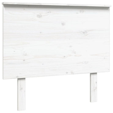 vidaXL Kopfteil Weiß 94x6x82,5 cm Massivholz Kiefer