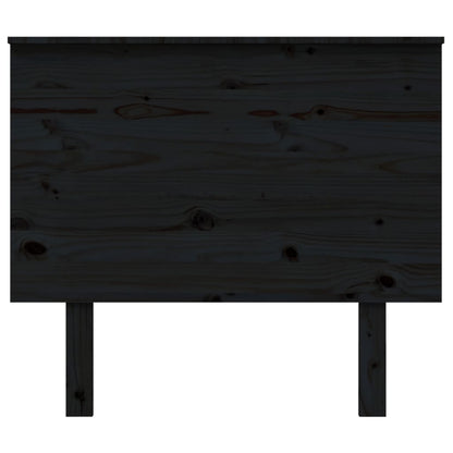 vidaXL Kopfteil Schwarz 94x6x82,5 cm Massivholz Kiefer