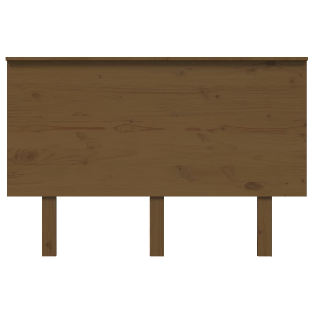 vidaXL Kopfteil Honigbraun 124x6x82,5 cm Massivholz Kiefer