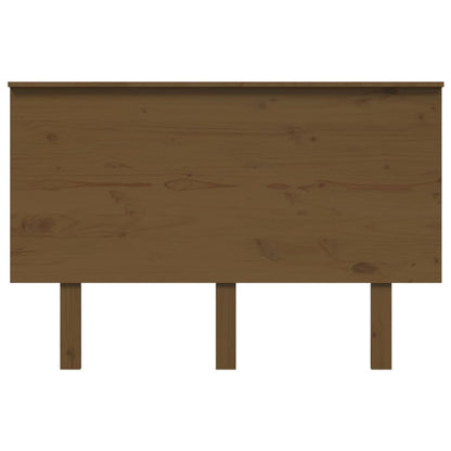 vidaXL Kopfteil Honigbraun 124x6x82,5 cm Massivholz Kiefer