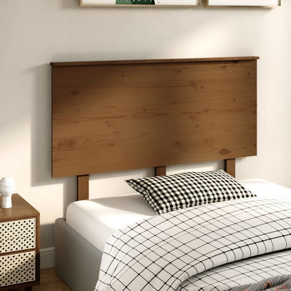 vidaXL Kopfteil Honigbraun 124x6x82,5 cm Massivholz Kiefer