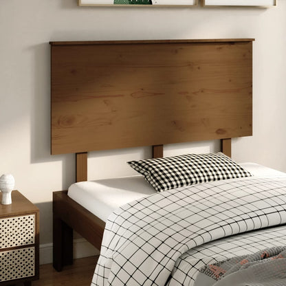 vidaXL Kopfteil Honigbraun 124x6x82,5 cm Massivholz Kiefer
