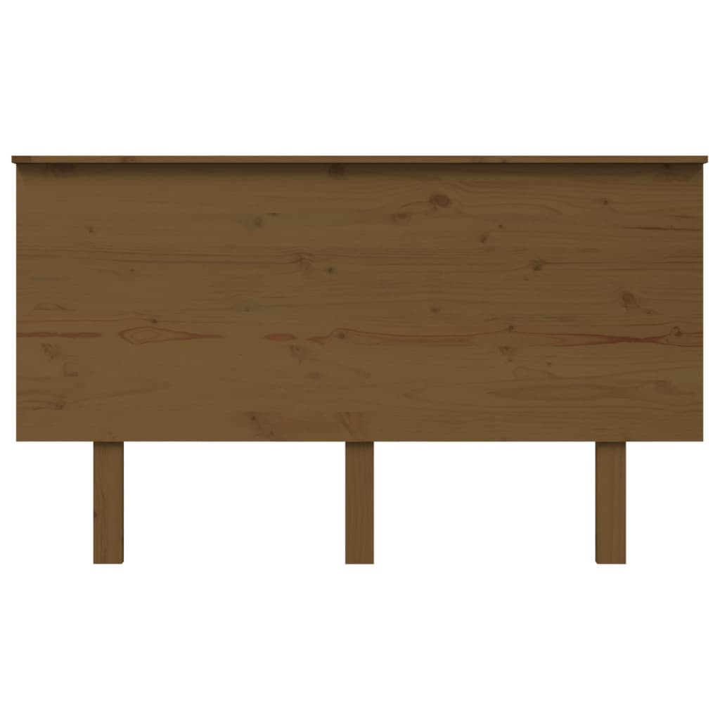 vidaXL Tête de lit Marron Miel 139x6x82,5 cm Bois de pin massif