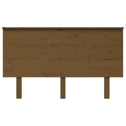vidaXL Tête de lit Marron Miel 139x6x82,5 cm Bois de pin massif