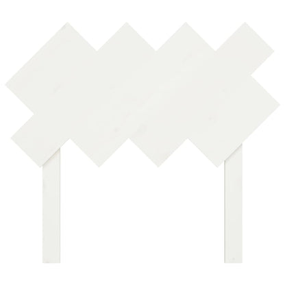 vidaXL Kopfteil Weiß 92x3x81 cm Massivholz Kiefer
