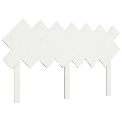 vidaXL Bett-Kopfteil Weiß 151,5x3x81 cm Massivholz Kiefer