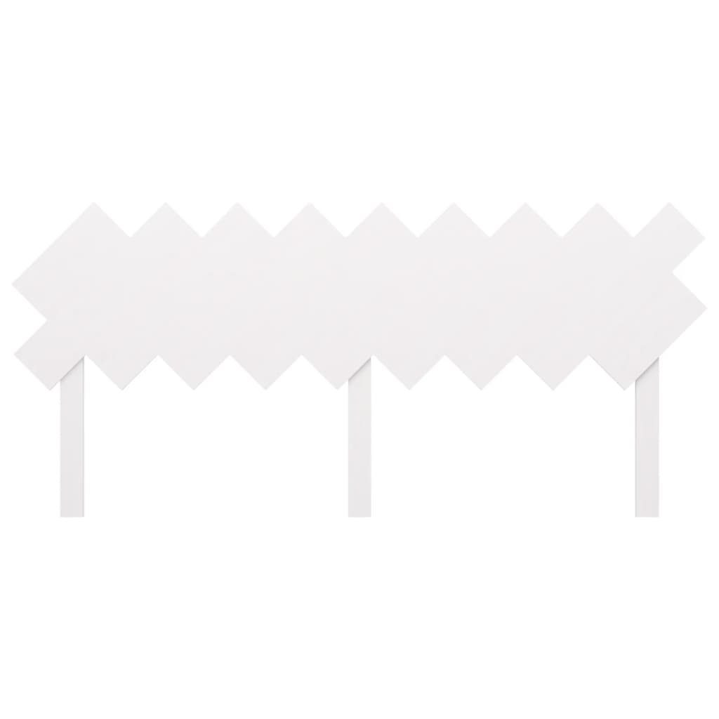 vidaXL Bett-Kopfteil Weiß 178x3x80,5 cm Massivholz Kiefer