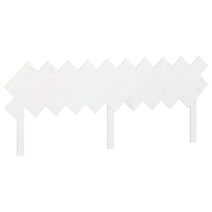 vidaXL Bett-Kopfteil Weiß 196x3x80,5 cm Massivholz Kiefer
