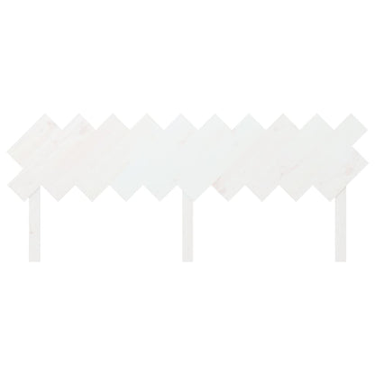 vidaXL Bett-Kopfteil Weiß 196x3x80,5 cm Massivholz Kiefer