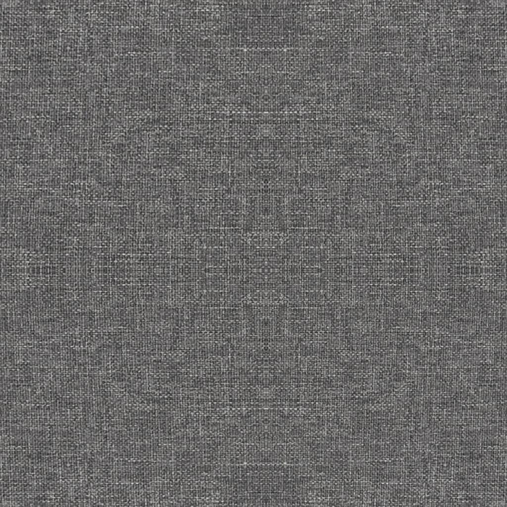vidaXL Chaises de salle à manger pivotantes 2 pcs Tissu gris clair