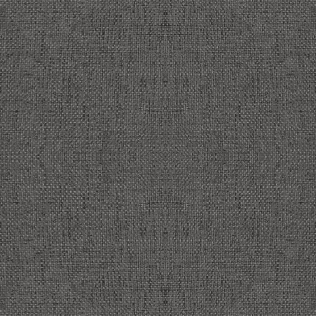 vidaXL Chaises de salle à manger 2 pcs Pivotantes Gris foncé Tissu