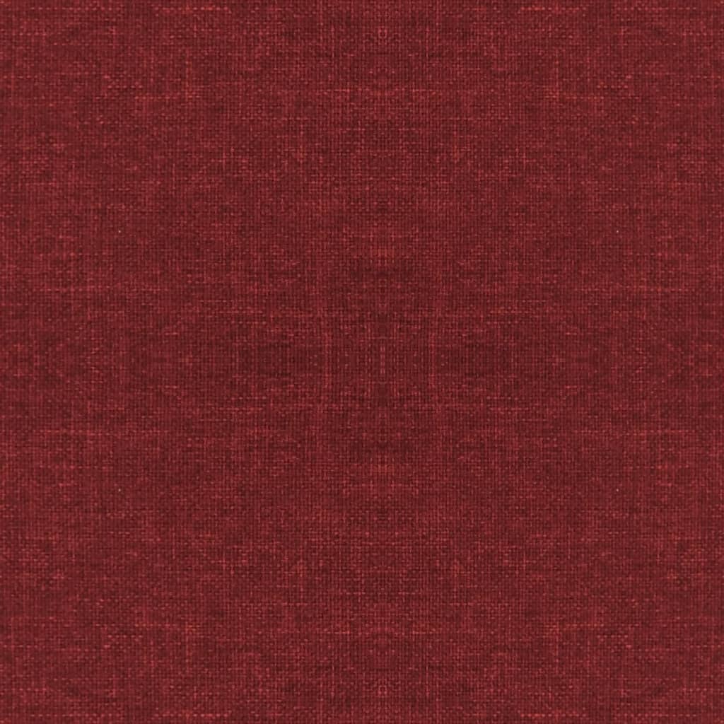 vidaXL Chaises de salle à manger 2 pcs Pivotantes Tissu Rouge bordeaux