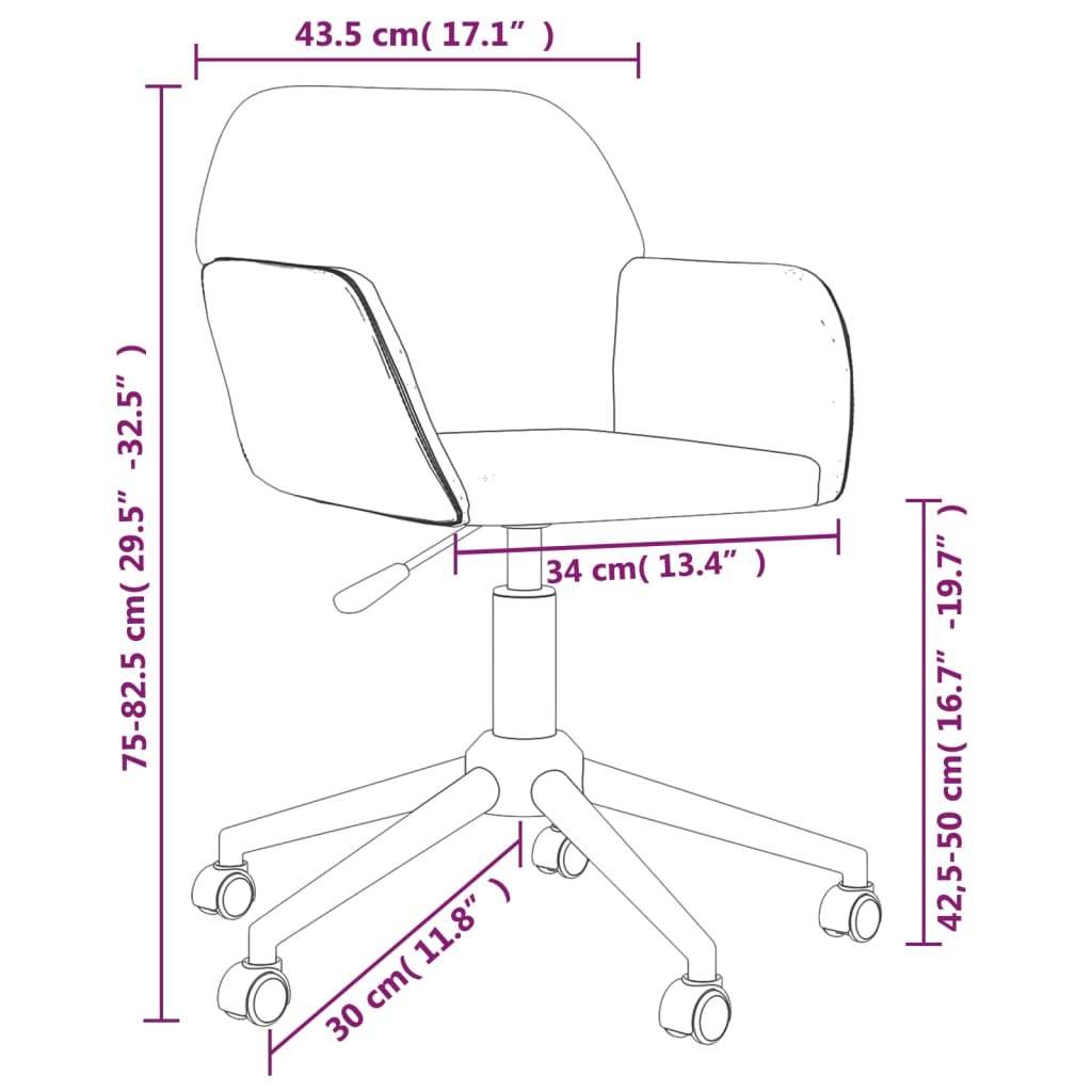 vidaXL Chaises de salle à manger 2 pcs Pivotantes Vert foncé Tissu