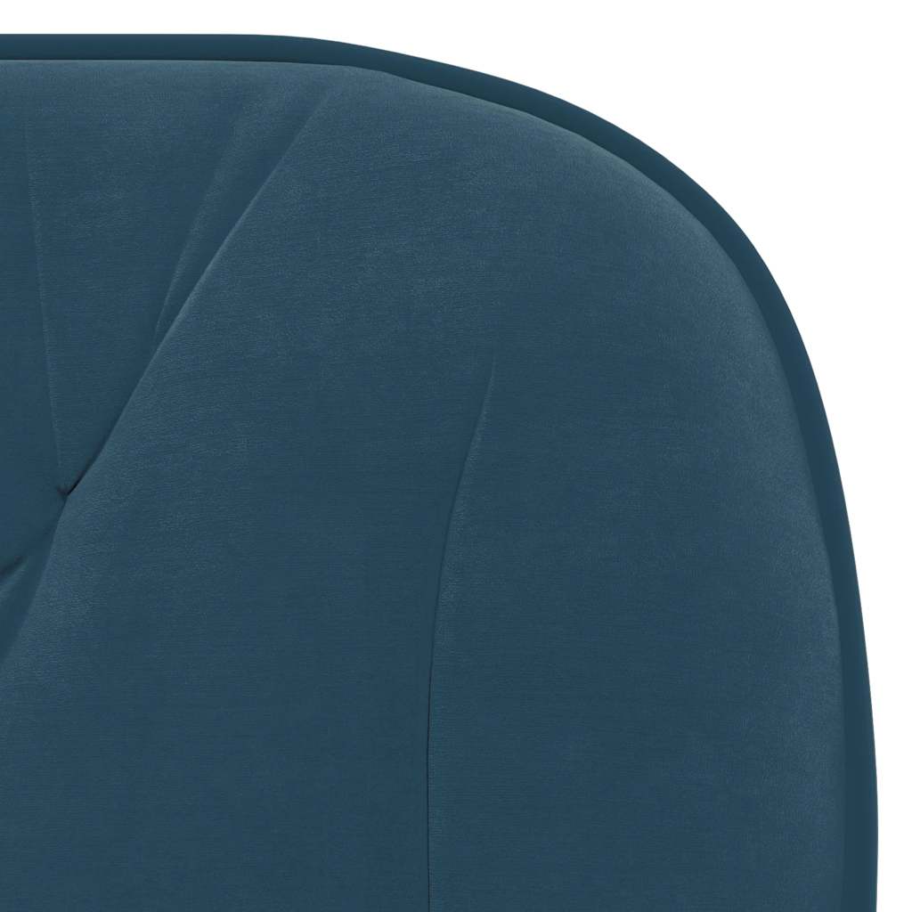 vidaXL Esszimmerstühle 2 Stk. Drehbar Blau Samt