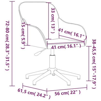 vidaXL Chaises de salle à manger pivotantes 2 pcs Velours noir