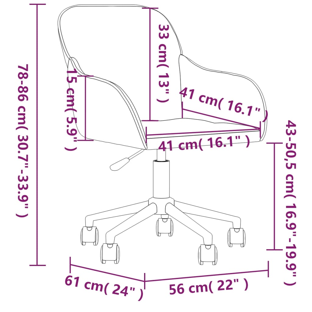 vidaXL Chaises de salle à manger pivotantes 2 pcs Velours bleu