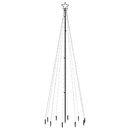 vidaXL LED-Weihnachtsbaum mit Erdnägeln Warmweiß 310 LEDs 300 cm