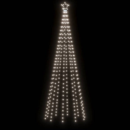 vidaXL LED-Weihnachtsbaum mit Erdnägeln Kaltweiß 310 LEDs 300 cm