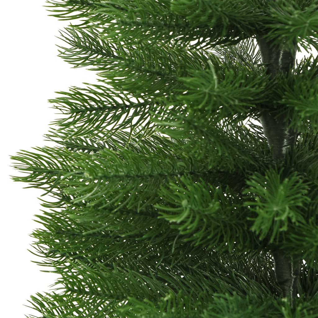 vidaXL Künstlicher Weihnachtsbaum mit Ständer Schlank 210 cm PE