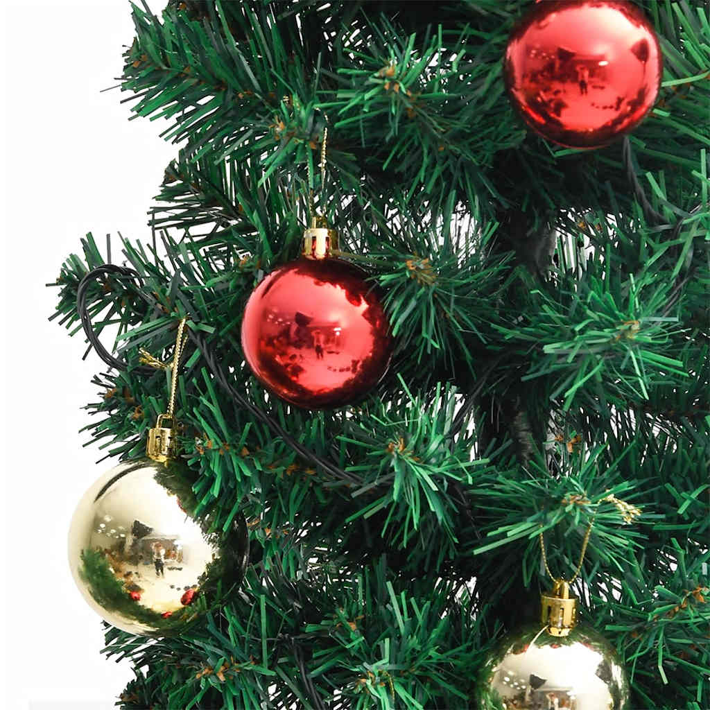 vidaXL Weihnachtsdeko Kaktus mit Ständer und LED Grün 180 cm PVC