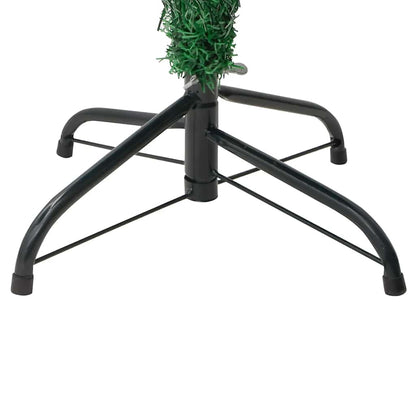 vidaXL Weihnachtskaktus mit Ständer und LED Grün 210 cm PVC
