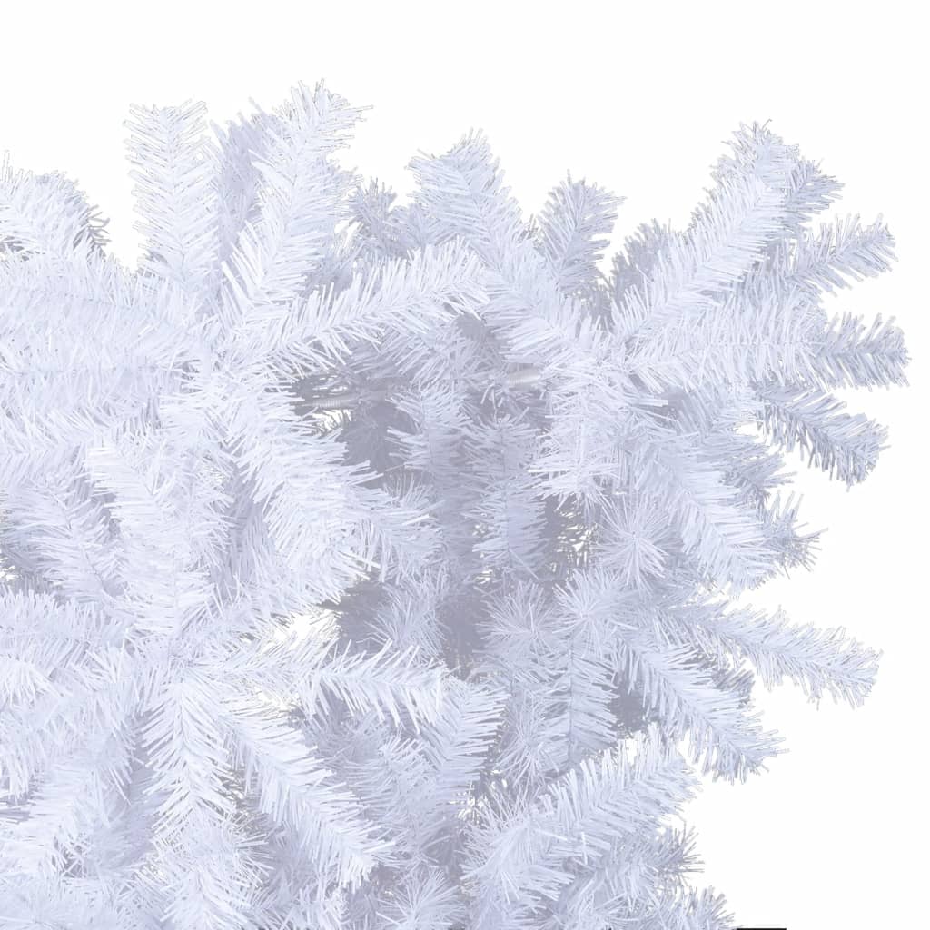 vidaXL Künstlicher Weihnachtsbaum mit Ständer Umgekehrt Weiß 120 cm