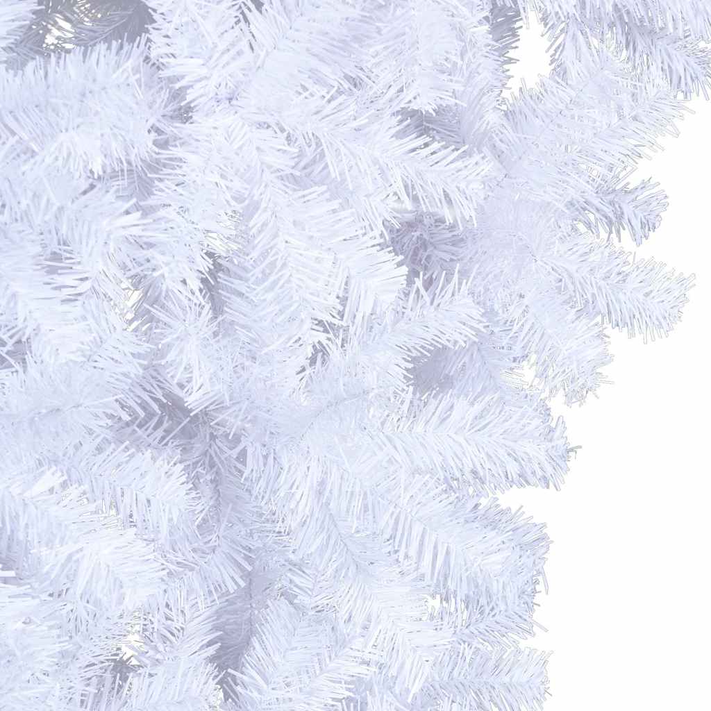vidaXL Künstlicher Weihnachtsbaum mit Ständer Umgekehrt Weiß 180 cm