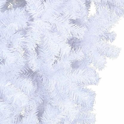 vidaXL Künstlicher Weihnachtsbaum mit Ständer Umgekehrt Weiß 180 cm