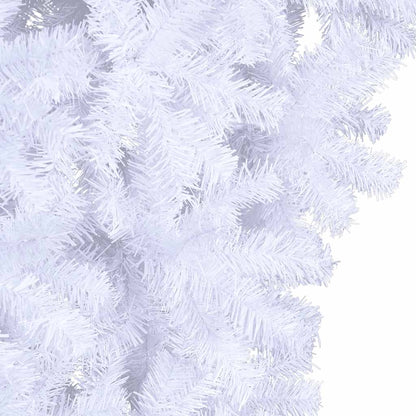 vidaXL Künstlicher Weihnachtsbaum mit Ständer Umgekehrt Weiß 210 cm