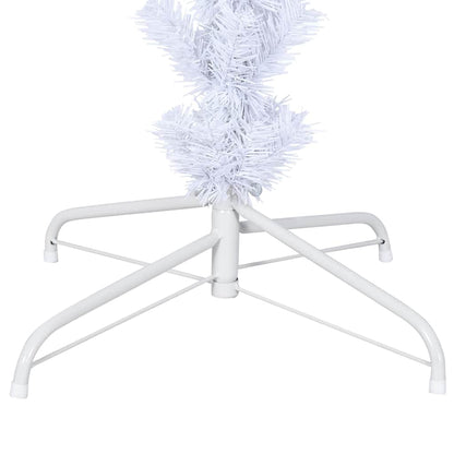 vidaXL Künstlicher Weihnachtsbaum mit Ständer Umgekehrt Weiß 210 cm