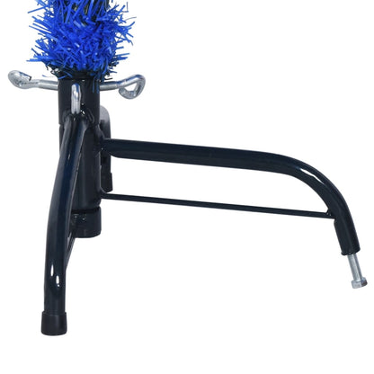 vidaXL Künstlicher Halb-Weihnachtsbaum mit Ständer Blau 120 cm PVC