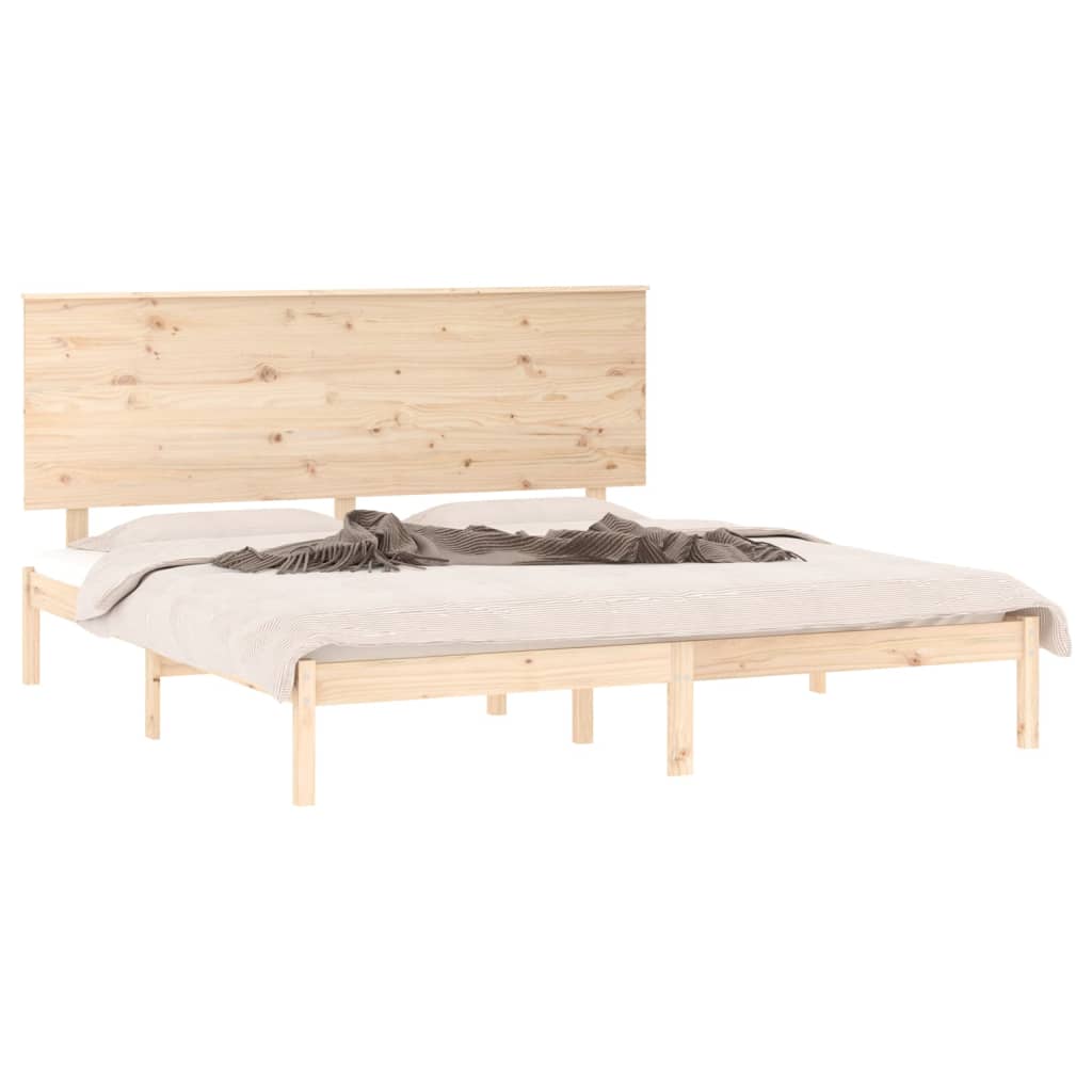 vidaXL Massivholzbett ohne Matratze 160x200 cm Kiefernholz