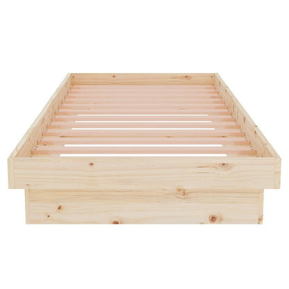 Massivholzbett ohne Matratze