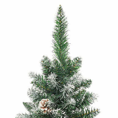 vidaXL Künstlicher Weihnachtsbaum mit Ständer Schlank 180 cm PVC