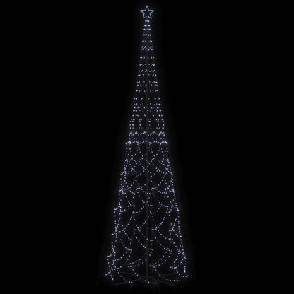 vidaXL LED-Weihnachtsbaum Kegelform Kaltweiß 3000 LEDs 230x800 cm