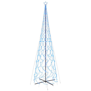 vidaXL LED-Weihnachtsbaum Kegelform Blau 3000 LEDs 230x800 cm