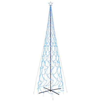 vidaXL LED-Weihnachtsbaum Kegelform Blau 3000 LEDs 230x800 cm