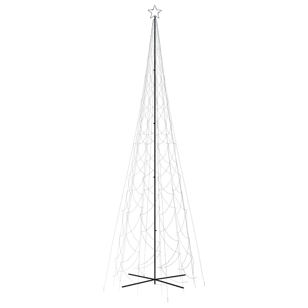 vidaXL LED-Weihnachtsbaum Kegelform Blau 3000 LEDs 230x800 cm