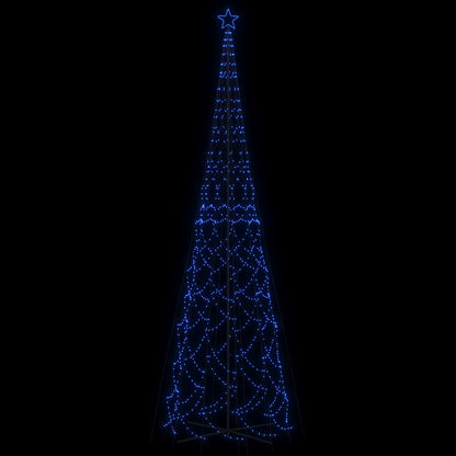 vidaXL LED-Weihnachtsbaum Kegelform Blau 3000 LEDs 230x800 cm
