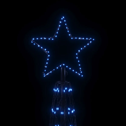 vidaXL LED-Weihnachtsbaum Kegelform Blau 3000 LEDs 230x800 cm