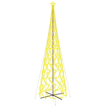 vidaXL LED-Weihnachtsbaum Kegelform Warmweiß 3000 LEDs 230x800 cm