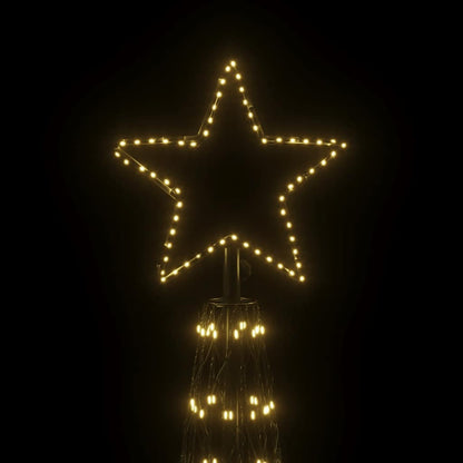 vidaXL LED-Weihnachtsbaum Kegelform Warmweiß 3000 LEDs 230x800 cm