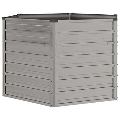 vidaXL Carré potager rouillé 129x129x77 cm Acier Corten