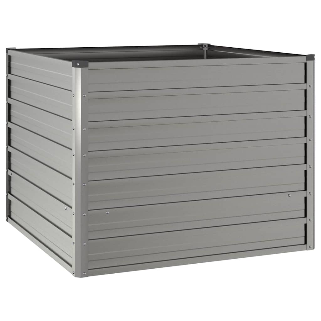vidaXL Carré potager rouillé 100x100x77 cm Acier Corten