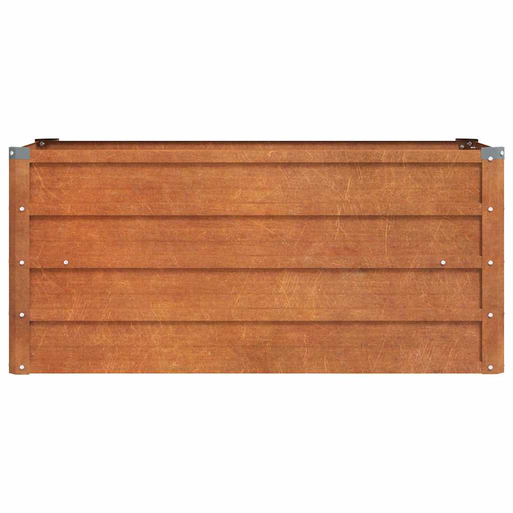 vidaXL Carré potager Rouille 100x40x45 cm Acier Corten