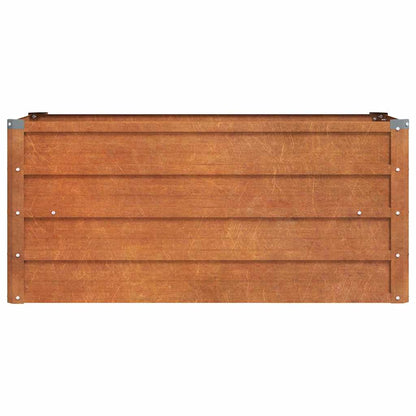 vidaXL Carré potager Rouille 100x40x45 cm Acier Corten
